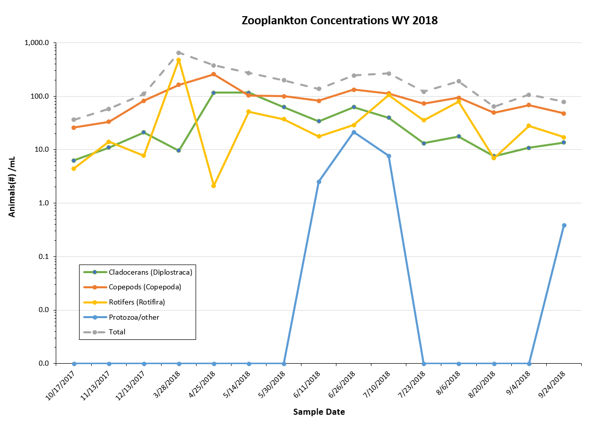 Zoooplankton Concentrations graph